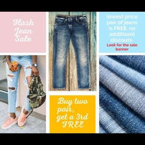 January Men’s Jeans sale.